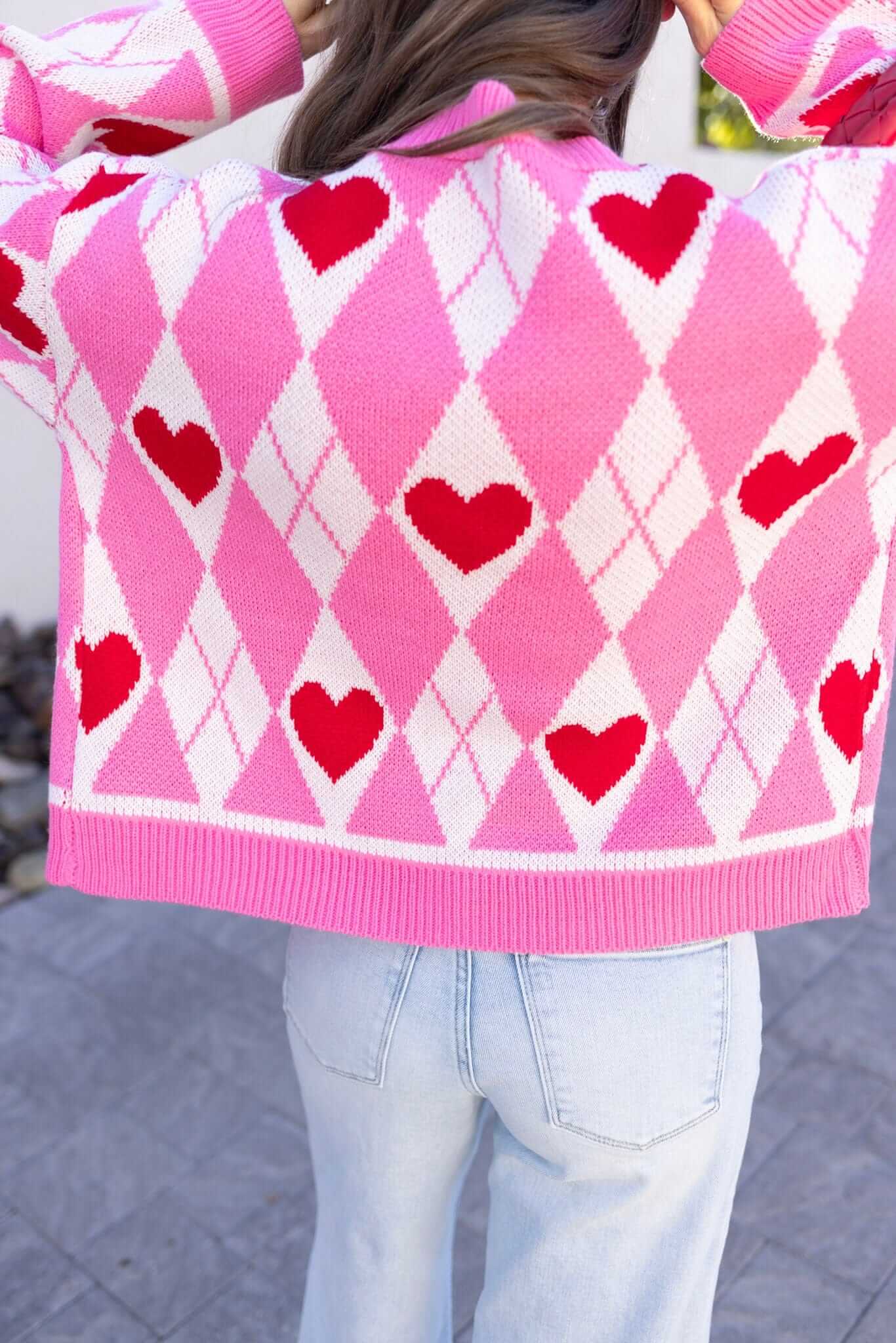 Harley's Heart Knit Cardigan